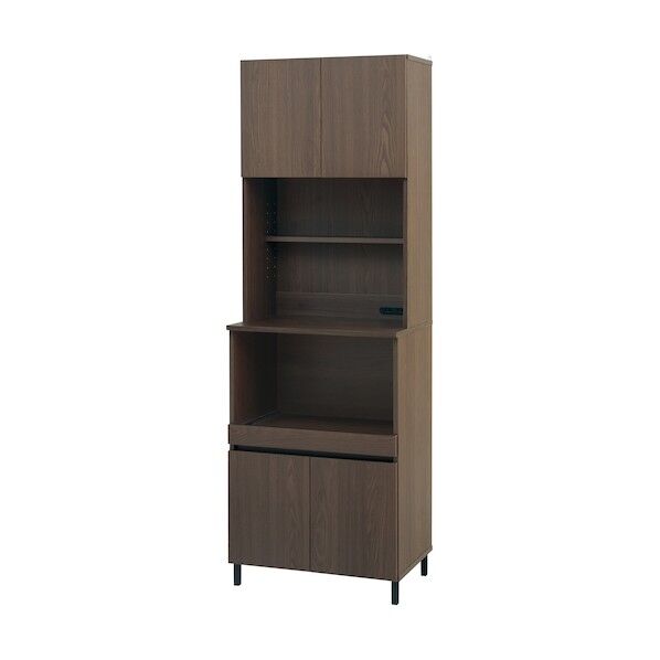 296031 キッチンキャビネット ウォールナット KCB-590BT-WN 1点