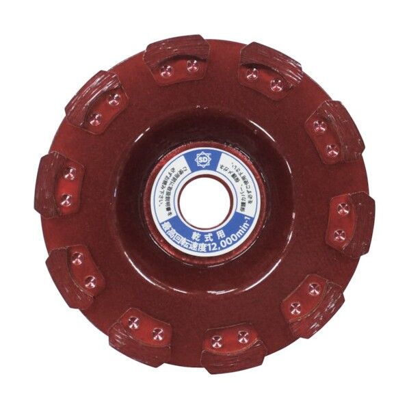三京ダイヤモンド工業 ドルチェカップ 下地調整 コンクリート表面処理用 100X15mm KC-D4 1点