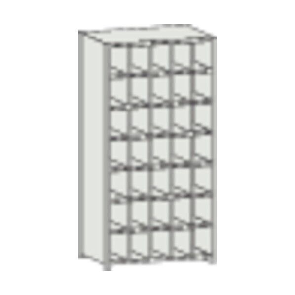 KB型区分棚 (ボルト式、コボレ止め付)