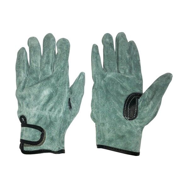 オイル床革手袋 我天 (マジック止め・銀当付)