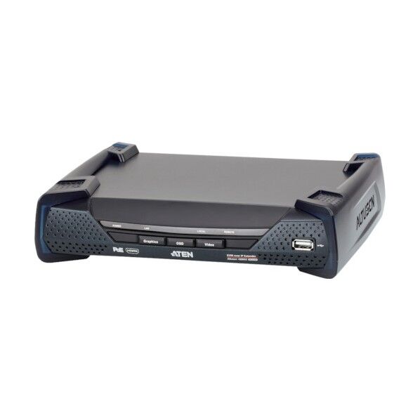 ATEN IP-KVMエクステンダー レシーバー/HDMI/4K/PoE対応/シングルディスプレイ