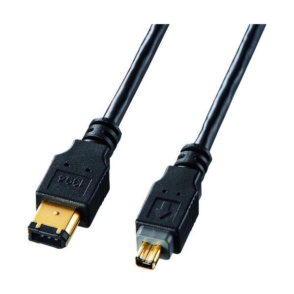 サンワサプライ IEEE1394ケーブル KE-1346-03BK 1点