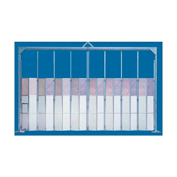 門型パネル 高さ4.5mX間口14.4m 上部メッシュパネル KG4-3T-144 1点