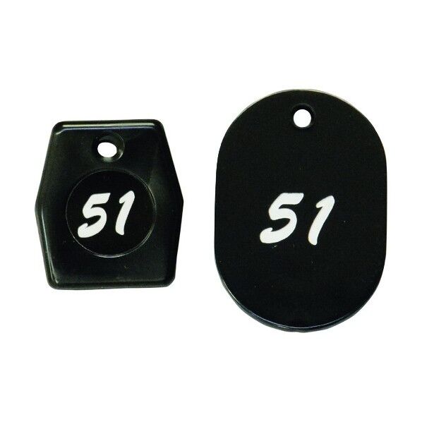 クロークチケット 黒 51～100