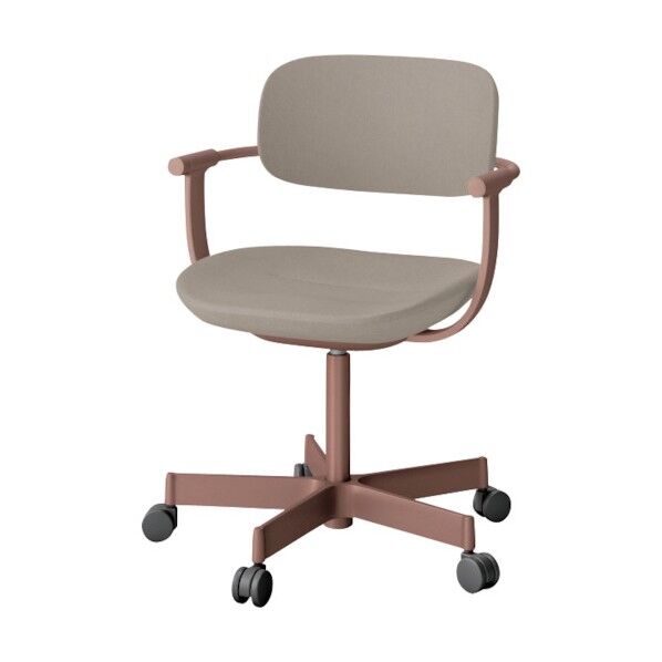 バーテブラ03チェア 5本脚タイプ フレームチェストナットブラウン・布地エクリュベージュ KG-825CD-F2H9 1点