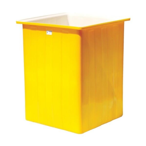 【車上渡し】KH型容器角型特殊容器1000L イエロー 1020×1020×1250mm KH-1000 1点