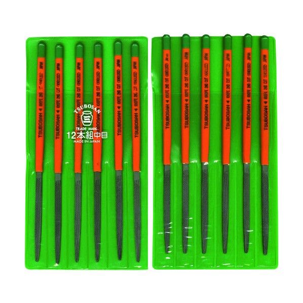 組ヤスリ 12本組 刀刃 中目