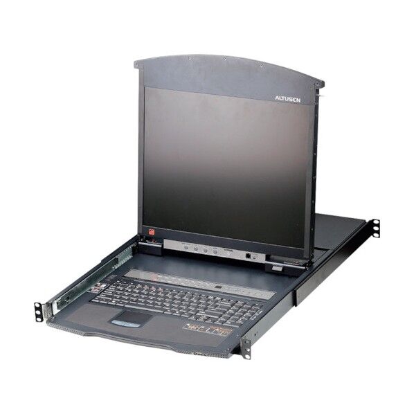 ATEN KVNドロワー 16ポート/19インチLCD/デュアルスライド/ロングレール KL1516ANJJL 1点