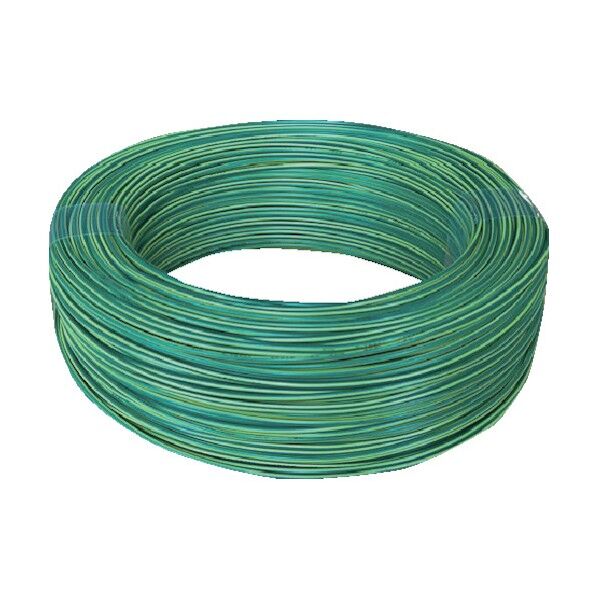 KIV3.5 緑/黄 100m KIV3.5SQ-GY-100M 1点