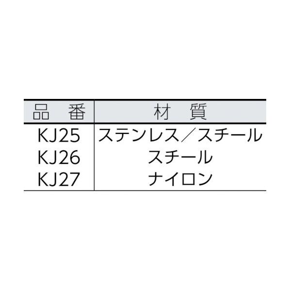 ユタカメイク 金具シート吊りフックリング10個入り ホワイト KJ-27 1点
