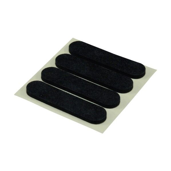 レッグクッション13×55×3mm 黒 KLP-55 4個