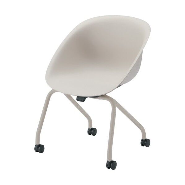 ワンチェアネスタブルヌードシェルタイプエクリュベージュ KLD-915-H9 1点