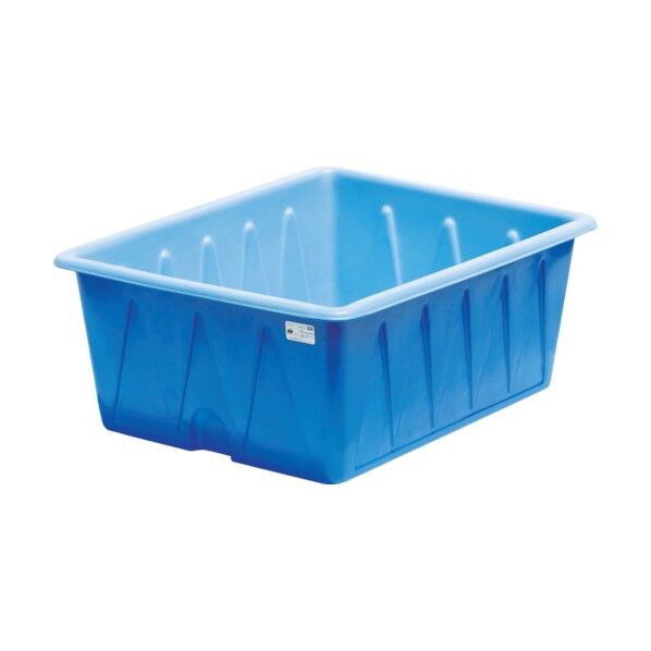 【車上渡し】KL型角型容器(発泡三重層)300L 青 1135x895 x450mm KL-300 1個