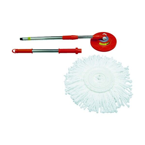 回転モップ専用モップ オレンジ 655 x 265 x 96 mm KMO-22 1点