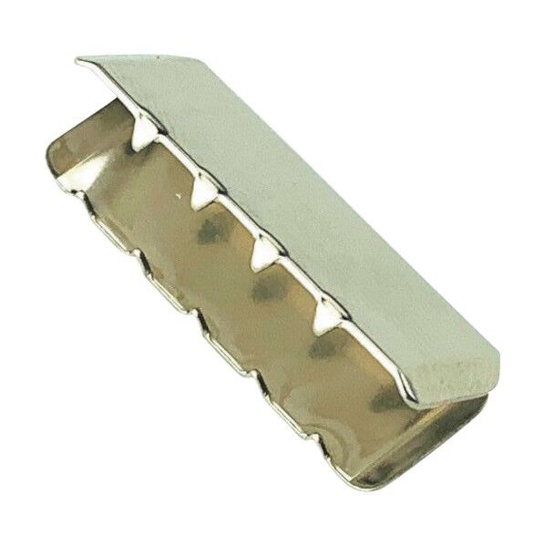 平ベルト金具 端末爪 25mm幅用 KM-125 2個