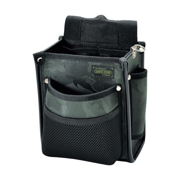 電工袋2段 迷彩 グリーン KNR-11MGR 1点