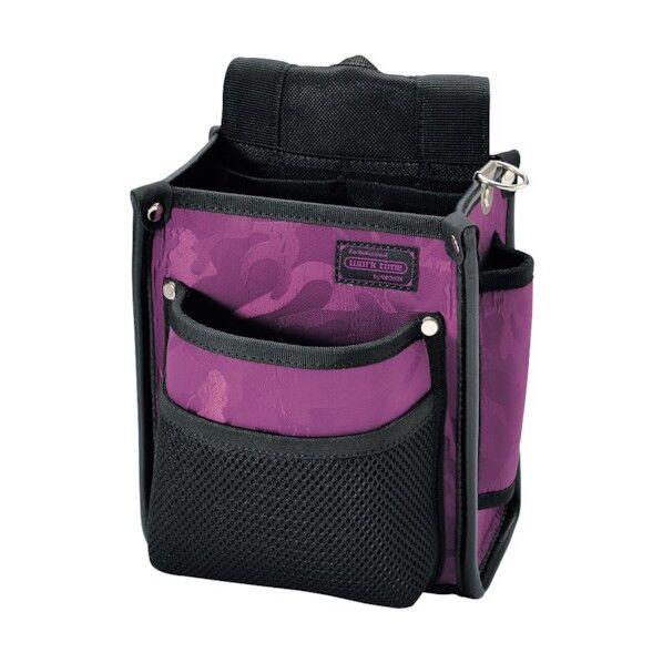 電工袋2段 迷彩 パープル KNR-11MPL 1点