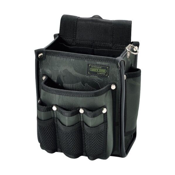 電工袋2段万能型 迷彩 グリーン KNR-13MGR 1点