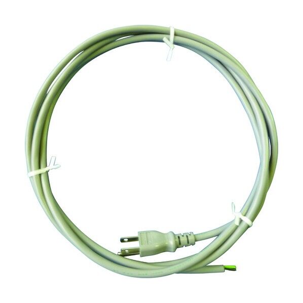 プラグ付電源用コード3m灰