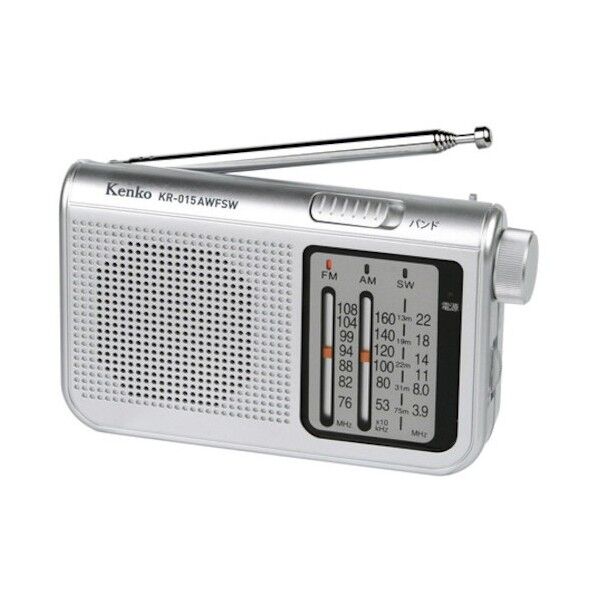 ケンコー・トキナー 144065 AM/FM/短波ラジオ KR-015AWFSW 1点