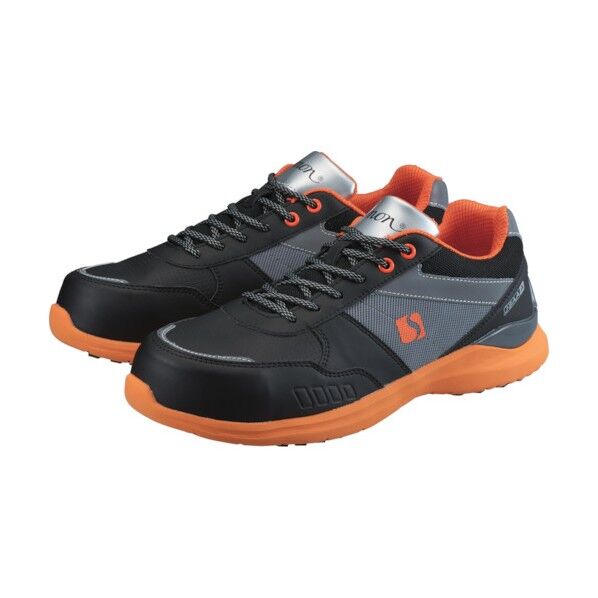 軽量耐滑プロスニーカー KL511 26.0cm KL511BK/OR-26.0 1