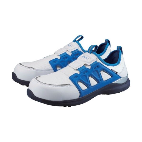 軽量耐滑プロスニーカー KL517 27.0cm KL517WH/BL-27.0 1