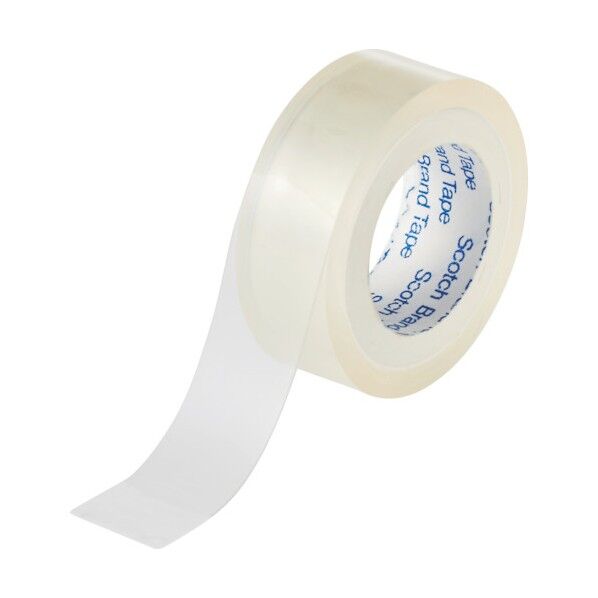 はがせる両面テープ 超透明･薄手 透明 15mm×1.5m×0.25mm KRS-15 1点