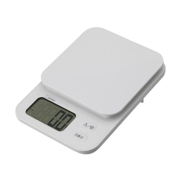 デジタルスケール「ブランジェ」1kg ホワイト KS-629WT 1点