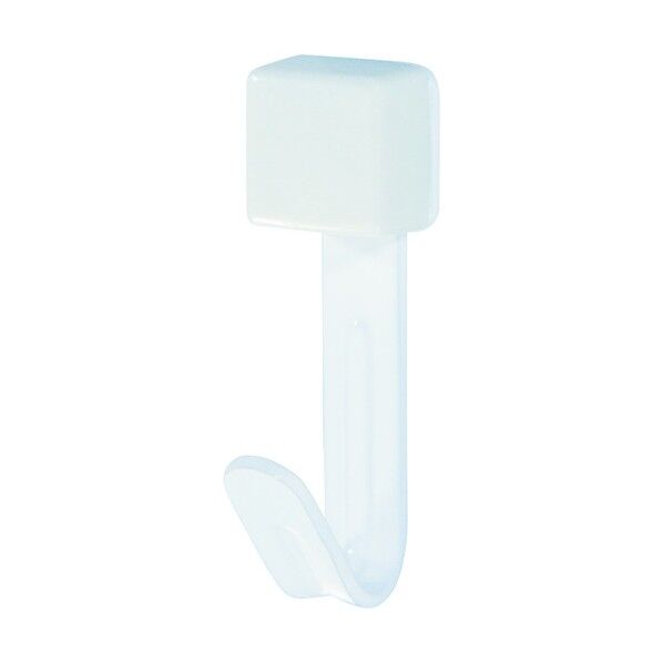 石膏ボード用フック(角キャップ) 白色塗装タイプ