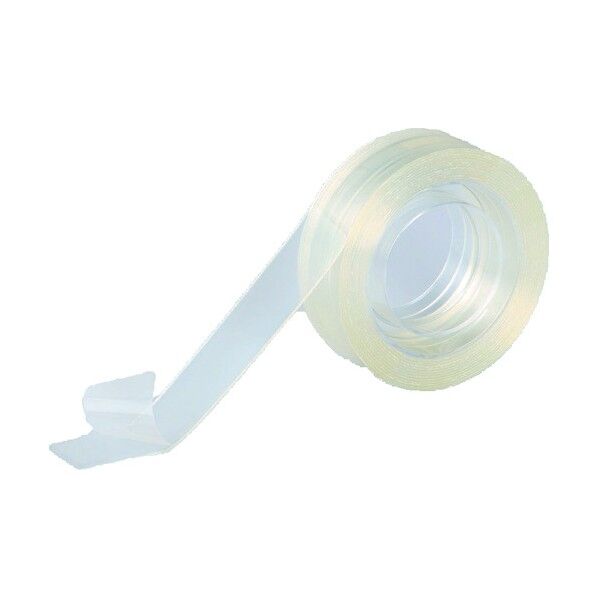 はがせる両面テープ 超透明・厚手 透明 15mm×1.5m×0.5mm KRT-15 1点