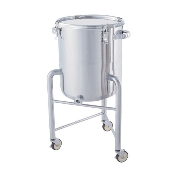 片テーパー急傾斜型密閉容器 脚付 クリップ式 100L KTTX-CTH-L-47H 1点