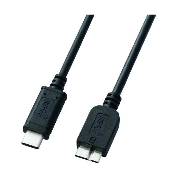 サンワサプライ USB3.1 Gen2 TypeC - microB ケーブル KU31-CMCB10 1点