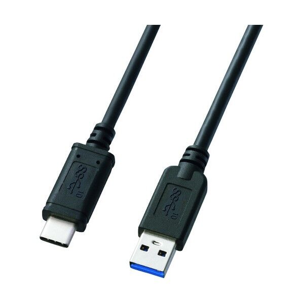 サンワサプライ USB3.1 Gen2 TypeC - A ケーブル KU31-CA10 1点