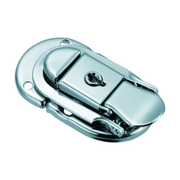 パッチン錠鍵付タイプ・スチール製(4個入) L-35 (4コイリ) 4個