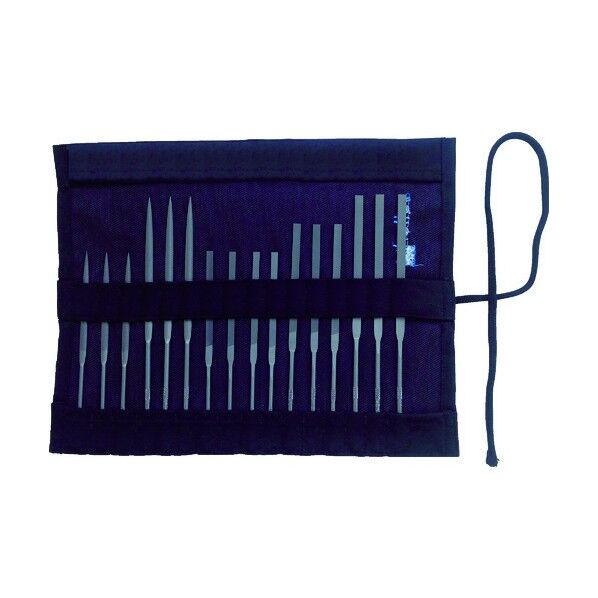 LA2401-2402精密ヤスリ16本セット専用布ケース付