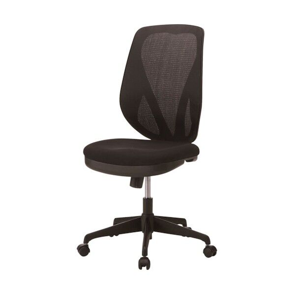 井上金庫販売 LAP オフィスチェア メッシュ ブラック LAP-54 BK 1点