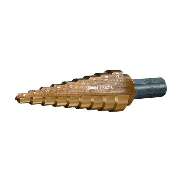 エビ印 ステージドリルコーティング９段軸径１０ｍｍ LB521G