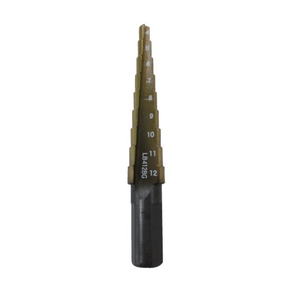 エビ印 ステージドリルコーティング9段軸径10mm LB412BG 1