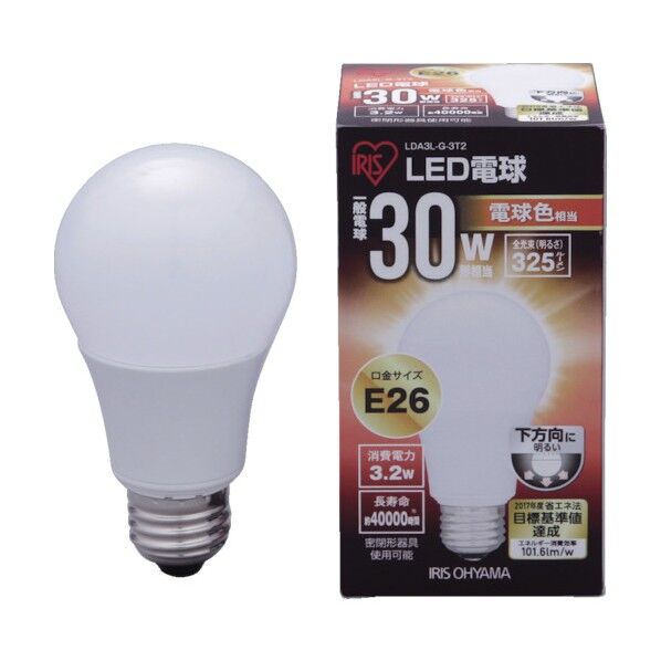 LED電球E26325lm電球色(1個入)