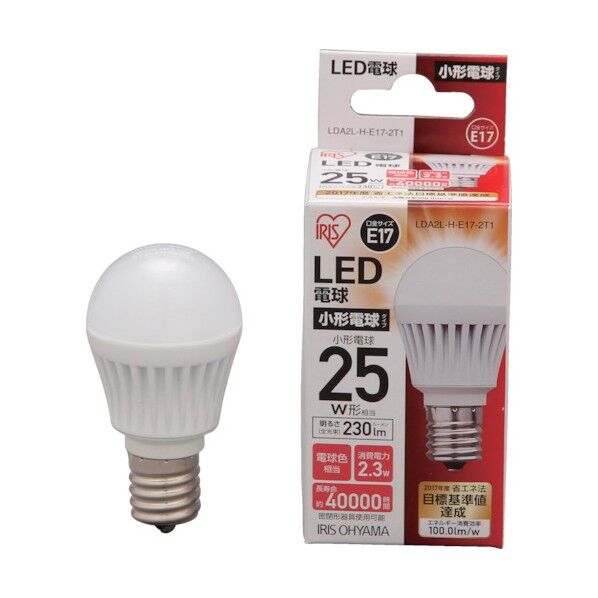 LED電球 小形 電球色相当 25W 230lm LDA2L-H-E17-2T1 1