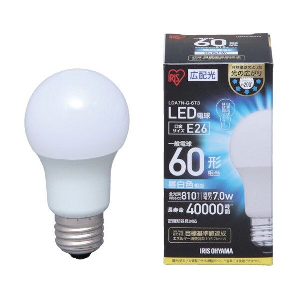 LED電球 広配光 昼白色60形相当(810lm) LDA7N-G-6T3 1