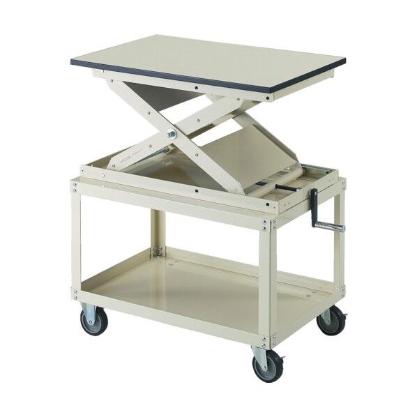 ローハイシステム テーブル スクリュー式 スチール製 ワゴン仕様