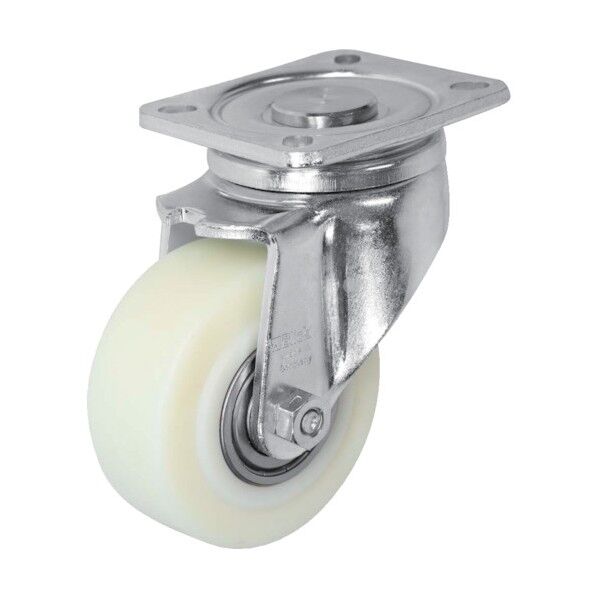 プレート式重荷重用キャスター(キャストナイロン車)