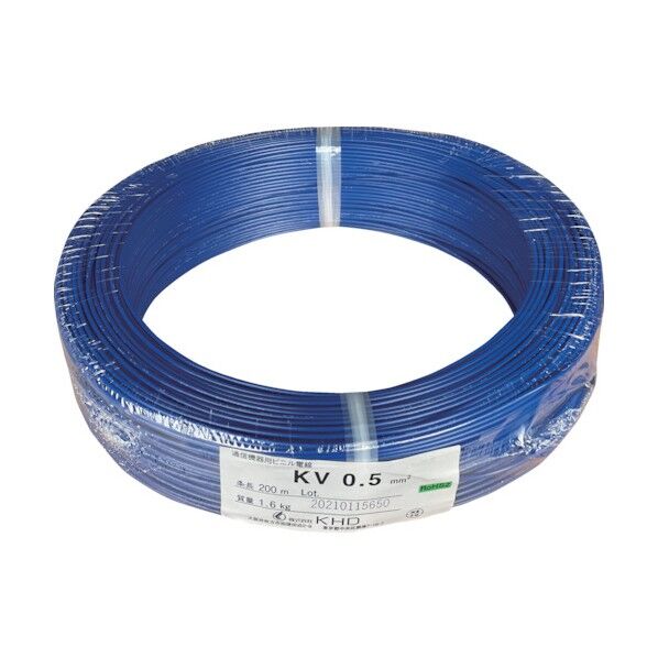 KV0.5 青 200m KV0.5SQ-02-200M 1点