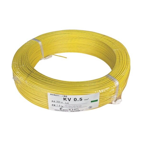 KV0.5 黄 200m KV0.5SQ-03-200M 1点