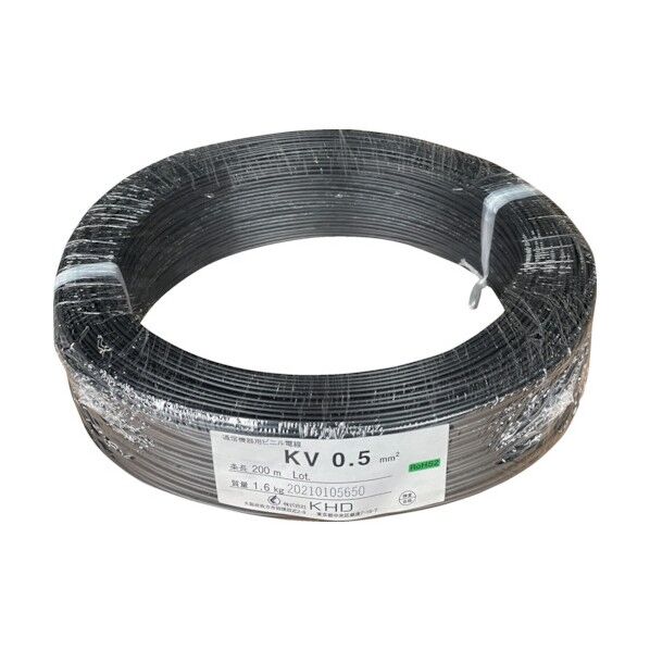 KV0.5 黒 200m KV0.5SQ-05-200M 1点