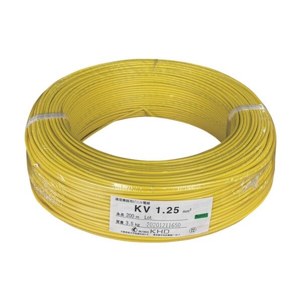 KV1.25 黄 200m KV1.25SQ-03-200M 1点