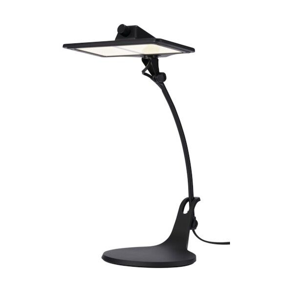 OLEDデスクライト 家庭用2灯タイプ 電球色 黒