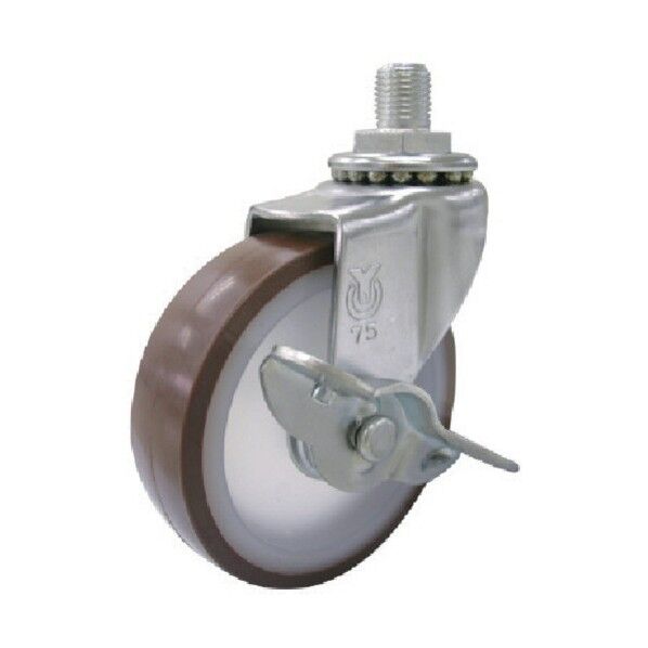 ねじ込みキャスターS付自在車 ウレタン車輪