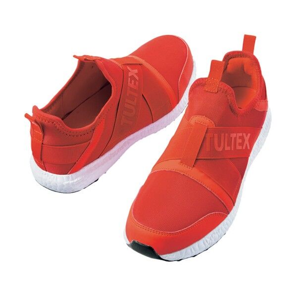 セーフティシューズ（男女兼用） 009レッド 24.0 LX69180 1足